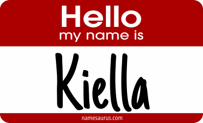 Hello my name is Kiella png download