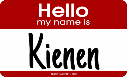 Hello my name is Kienen png download