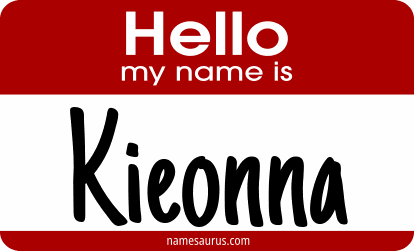 Hello my name is Kieonna png download