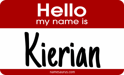 Hello my name is Kierian png download