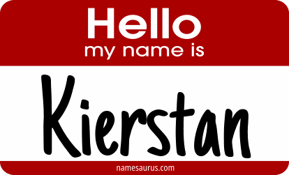 Hello my name is Kierstan png download