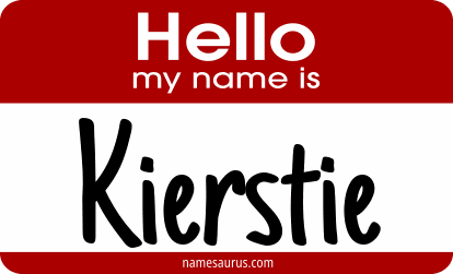 Hello my name is Kierstie png download
