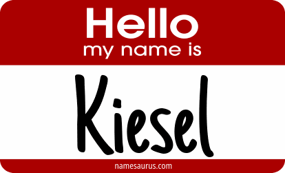 Hello my name is Kiesel png download