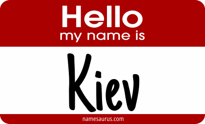 Hello my name is Kiev png download