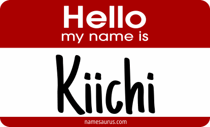 Hello my name is Kiichi png download