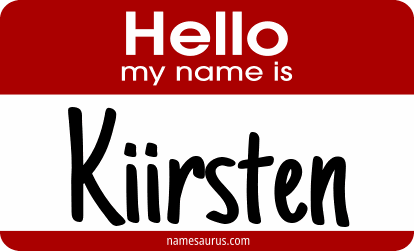 Hello my name is Kiirsten png download