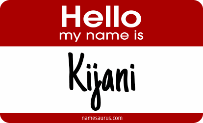 Hello my name is Kijani png download