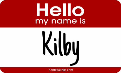Hello my name is Kilby png download
