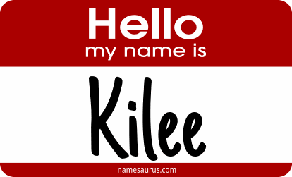 Hello my name is Kilee png download
