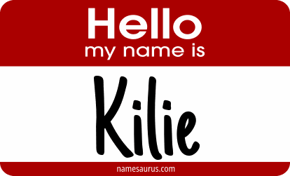 Hello my name is Kilie png download