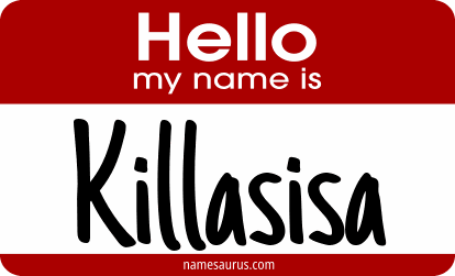 Hello my name is Killasisa png download