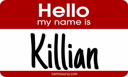 Hello my name is Killian png download