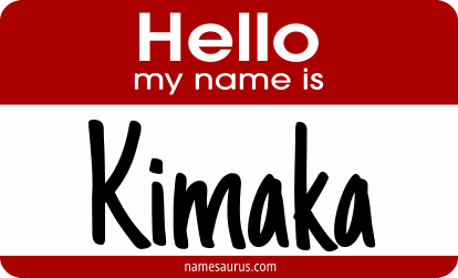Hello my name is Kimaka png download