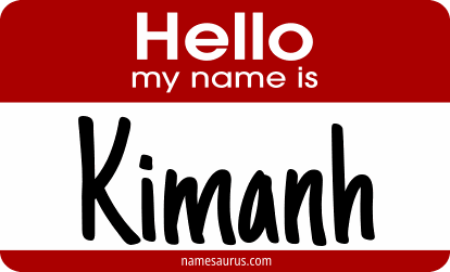 Hello my name is Kimanh png download