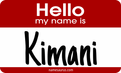 Hello my name is Kimani png download
