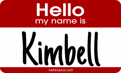 Hello my name is Kimbell png download