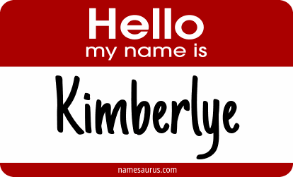 Hello my name is Kimberlye png download
