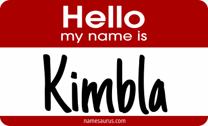 Hello my name is Kimbla png download