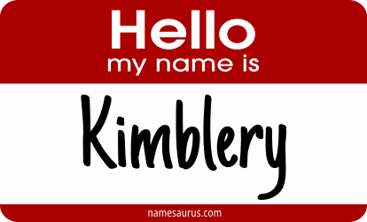 Hello my name is Kimblery png download