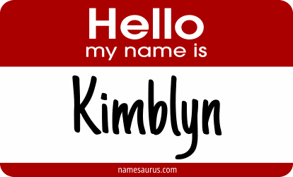 Hello my name is Kimblyn png download