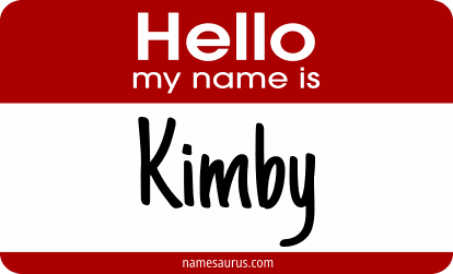 Hello my name is Kimby png download