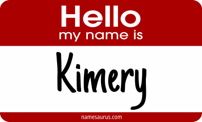 Hello my name is Kimery png download