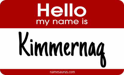 Hello my name is Kimmernaq png download