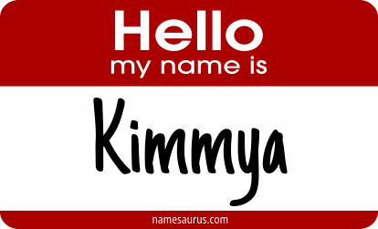 Hello my name is Kimmya png download