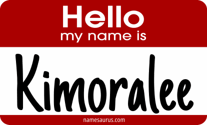 Hello my name is Kimoralee png download