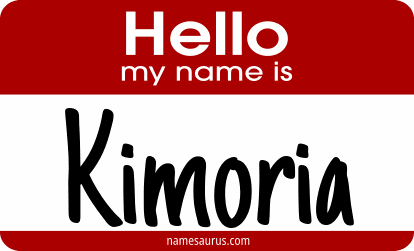 Hello my name is Kimoria png download