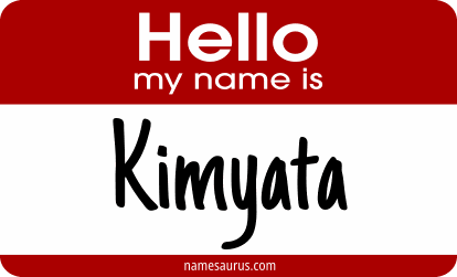 Hello my name is Kimyata png download