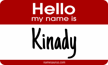 Hello my name is Kinady png download
