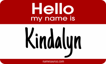 Hello my name is Kindalyn png download