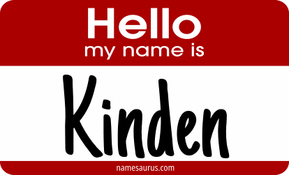 Hello my name is Kinden png download