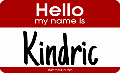 Hello my name is Kindric png download