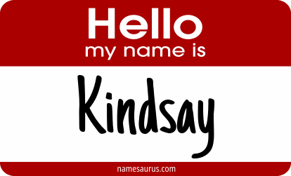 Hello my name is Kindsay png download