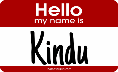 Hello my name is Kindu png download