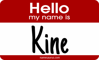 Hello my name is Kine png download