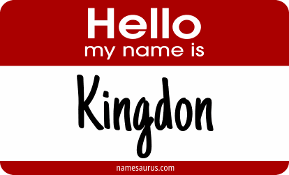 Hello my name is Kingdon png download