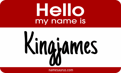 Hello my name is Kingjames png download
