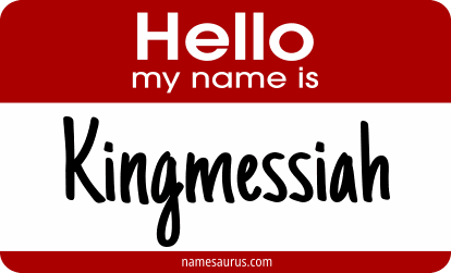 Hello my name is Kingmessiah png download