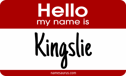 Hello my name is Kingslie png download