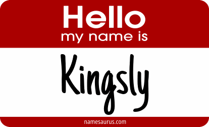 Hello my name is Kingsly png download