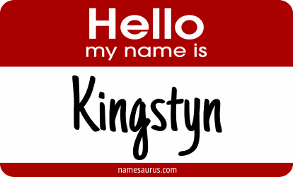 Hello my name is Kingstyn png download