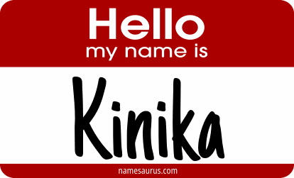 Hello my name is Kinika png download