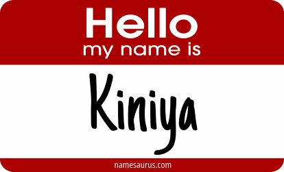 Hello my name is Kiniya png download