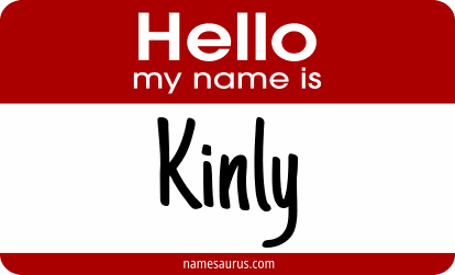 Hello my name is Kinly png download