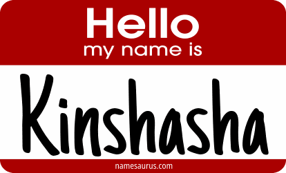 Hello my name is Kinshasha png download