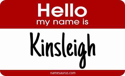 Hello my name is Kinsleigh png download