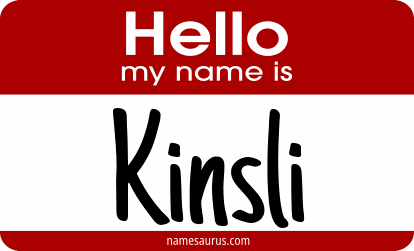 Hello my name is Kinsli png download